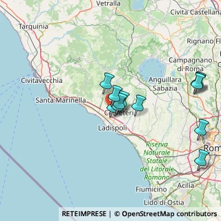 Mappa Via della Tomba, 00052 Cerveteri RM, Italia (14.62417)