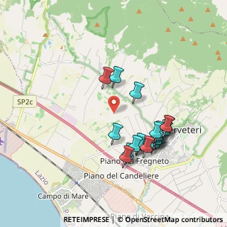 Mappa Via della Tomba, 00052 Cerveteri RM, Italia (1.912)