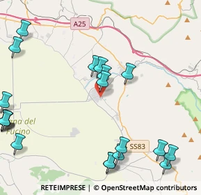 Mappa Via Pace, 67058 San Benedetto dei Marsi AQ, Italia (6.0015)