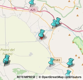 Mappa Via Pace, 67058 San Benedetto dei Marsi AQ, Italia (6.00214)