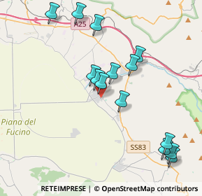 Mappa Via Pace, 67058 San Benedetto dei Marsi AQ, Italia (4.29929)