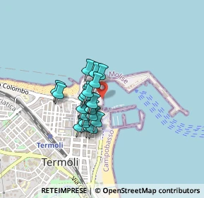 Mappa Via del Porto, 86039 Termoli CB, Italia (0.299)