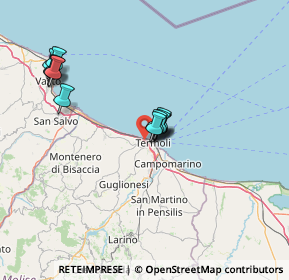Mappa A14 - Autostrada Adriatica, 86039 Termoli CB, Italia (13.19667)