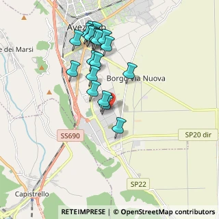 Mappa Via Isaac Newton, 67051 Avezzano AQ, Italia (1.9995)