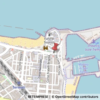 Mappa Via del Porto, 86039 Termoli, Campobasso (Molise)