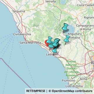 Mappa Via di Sant'Augusta, 00052 Cerveteri RM, Italia (7.95833)