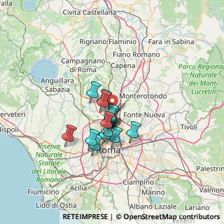 Mappa Via Pietro Davanzo, 00188 Roma RM, Italia (9.29067)