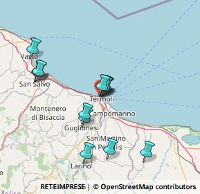 Mappa Via del Nuoto, 86039 Termoli CB, Italia (14.26923)