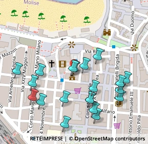 Mappa Via de Capua, 86039 Termoli CB, Italia (0.14)