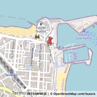 Mappa Via Carlo del Croix, 16, 86039 Termoli, Campobasso (Molise)