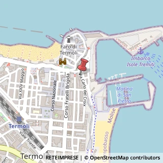Mappa Via Carlo del Croix, 22, 86039 Termoli, Campobasso (Molise)