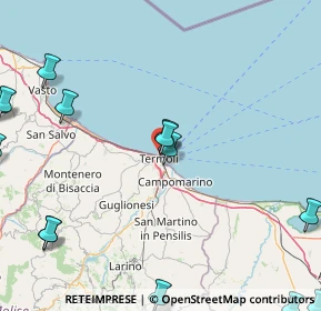 Mappa Piazzale dei Pescatori, 86039 Termoli CB, Italia (28.06533)