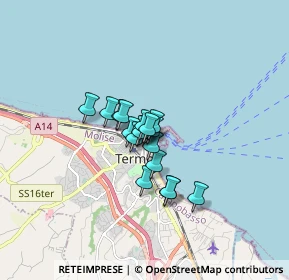 Mappa Via Fratelli Ruffini, 86039 Termoli CB, Italia (0.92889)