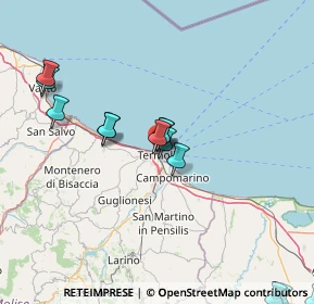 Mappa Via Fratelli Ruffini, 86039 Termoli CB, Italia (18.41231)