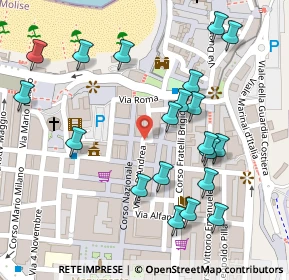 Mappa Via Fratelli Ruffini, 86039 Termoli CB, Italia (0.145)