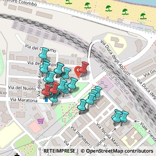 Mappa Via dei Campioni, 86039 Termoli CB, Italia (0.10667)