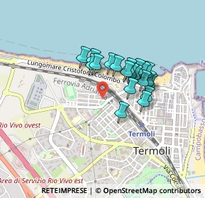 Mappa Via dei Campioni, 86039 Termoli CB, Italia (0.334)