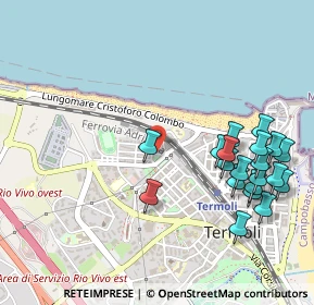 Mappa Via dei Campioni, 86039 Termoli CB, Italia (0.613)