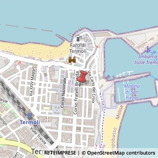 Mappa Via Frentana, 21, 86039 Termoli, Campobasso (Molise)