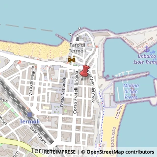 Mappa Corso Vittorio Emanuele III, 1, 86039 Termoli, Campobasso (Molise)