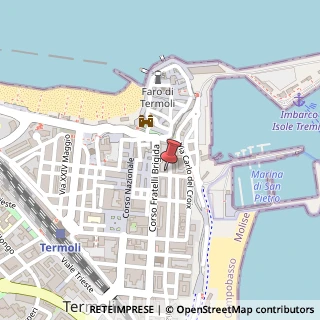 Mappa Corso Vittorio Emanuele III, 7, 86039 Termoli, Campobasso (Molise)