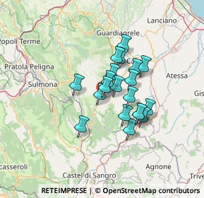 Mappa Via Francesco Paolo Michetti, 66010 Lettopalena CH, Italia (10.0155)