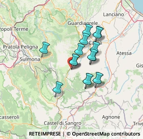 Mappa Via Francesco Paolo Michetti, 66010 Lettopalena CH, Italia (10.75375)
