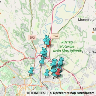 Mappa Via S. Quirico D'Orcia, 00138 Roma RM, Italia (4.21353)