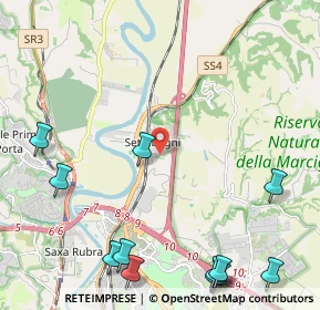 Mappa Via S. Quirico D'Orcia, 00138 Roma RM, Italia (3.30333)
