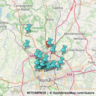 Mappa Via Pietro Bascotti, 00188 Roma RM, Italia (7.6015)