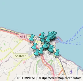 Mappa Via dello Stadio, 86039 Termoli CB, Italia (1.0895)