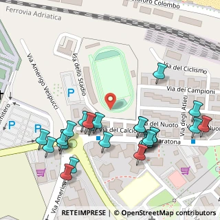 Mappa Via dello Stadio, 86039 Termoli CB, Italia (0.144)