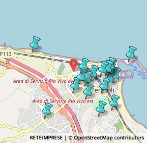 Mappa Via dello Stadio, 86039 Termoli CB, Italia (0.9455)