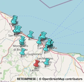 Mappa Via dello Stadio, 86039 Termoli CB, Italia (14.838)