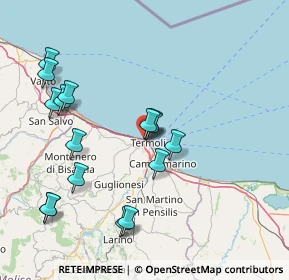 Mappa Via dello Stadio, 86039 Termoli CB, Italia (17.22688)