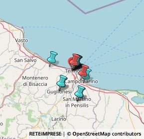 Mappa Via dello Stadio, 86039 Termoli CB, Italia (5.63)