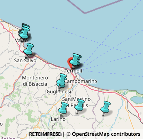 Mappa Via dello Stadio, 86039 Termoli CB, Italia (18.07684)