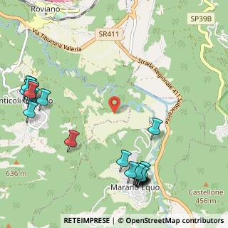 Mappa Via dell' Acqua Solfurea, 00020 Marano Equo RM, Italia (1.52727)