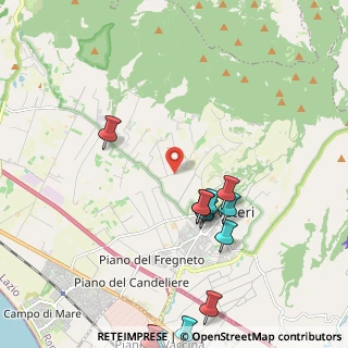 Mappa Via Colle dell'Uliveto, 00052 Cerveteri RM, Italia (2.68917)