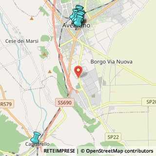 Mappa Via Sant'Antonio, 67051 Avezzano AQ, Italia (3.22)