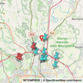 Mappa Via San Gaggio, 00138 Roma RM, Italia (4.34667)