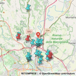 Mappa Via San Gaggio, 00138 Roma RM, Italia (4.7045)