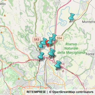 Mappa Via San Gaggio, 00138 Roma RM, Italia (2.72333)