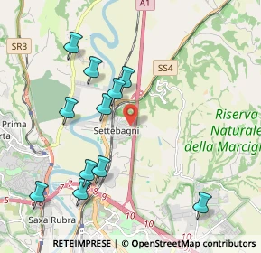Mappa Via Capoliveri, 00138 Roma RM, Italia (2.26091)