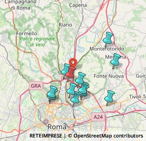 Mappa Via Capoliveri, 00138 Roma RM, Italia (7.10333)