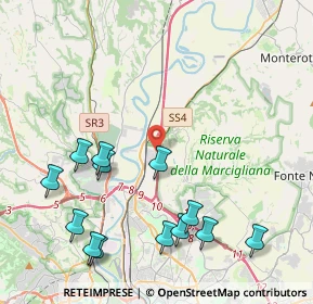 Mappa Via Capoliveri, 00138 Roma RM, Italia (5.22077)