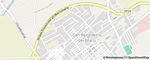Mappa San Benedetto dei Marsi