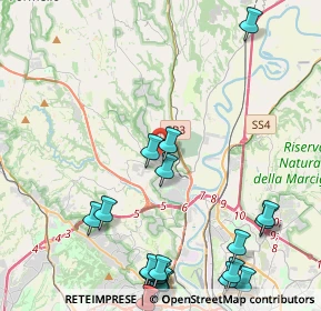 Mappa Via Desio, 00188 Roma RM, Italia (6.1575)