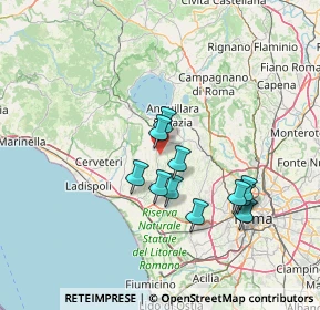 Mappa Cavallirio, 00123 Tragliatella Campitello RM, Italia (12.80909)