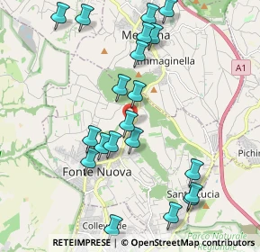 Mappa Via Nomentana, 00013 Roma RM, Italia (2.298)